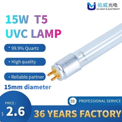 튜브 일직선을 멸균하는 두배 쪽 T5 UV LED 라이트 소독 전구