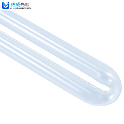 석영관 Ｕ 형태 UVC 빛은 150W 폐유 가스 냄새 치료를 관을 답니다