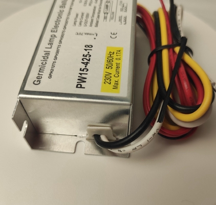 15w 철 자외선 램프 전자식 안정기 220v - UVC 소독을 위한 240v