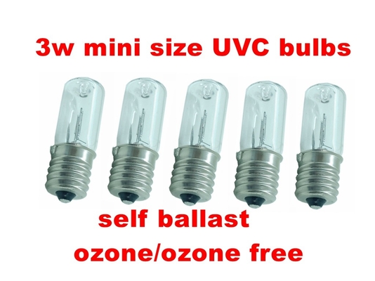 10V 3W UV 램프 자체 안정기 UVC 조명 신발 캐비닛 소독