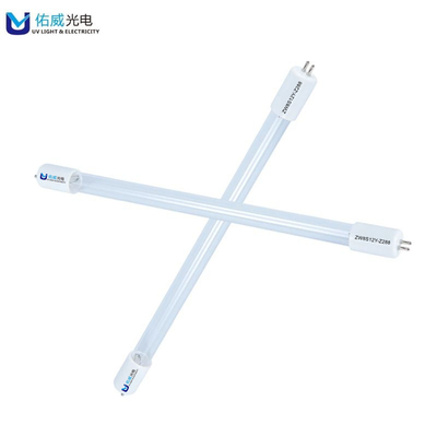 6w 10w 12mm UVC 소독 램프 T4 UV 진공 바이러스 죽이기 G6T4L
